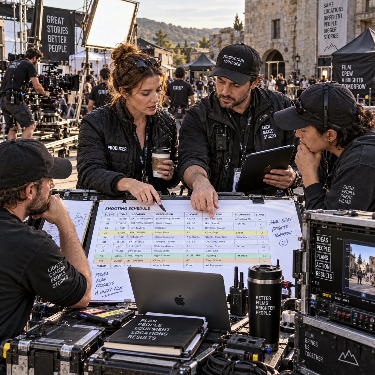 Entrevistas exclusivas con el equipo de producción: el trabajo detrás de una película